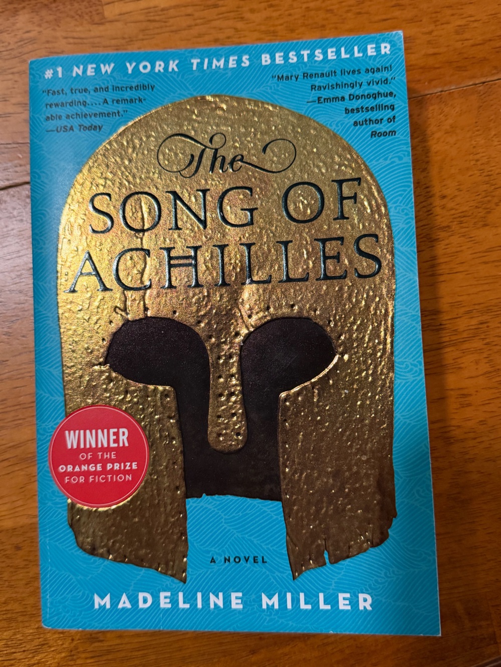 The Song of Achilles Hardcover - Gold and Blue Decorative Cover